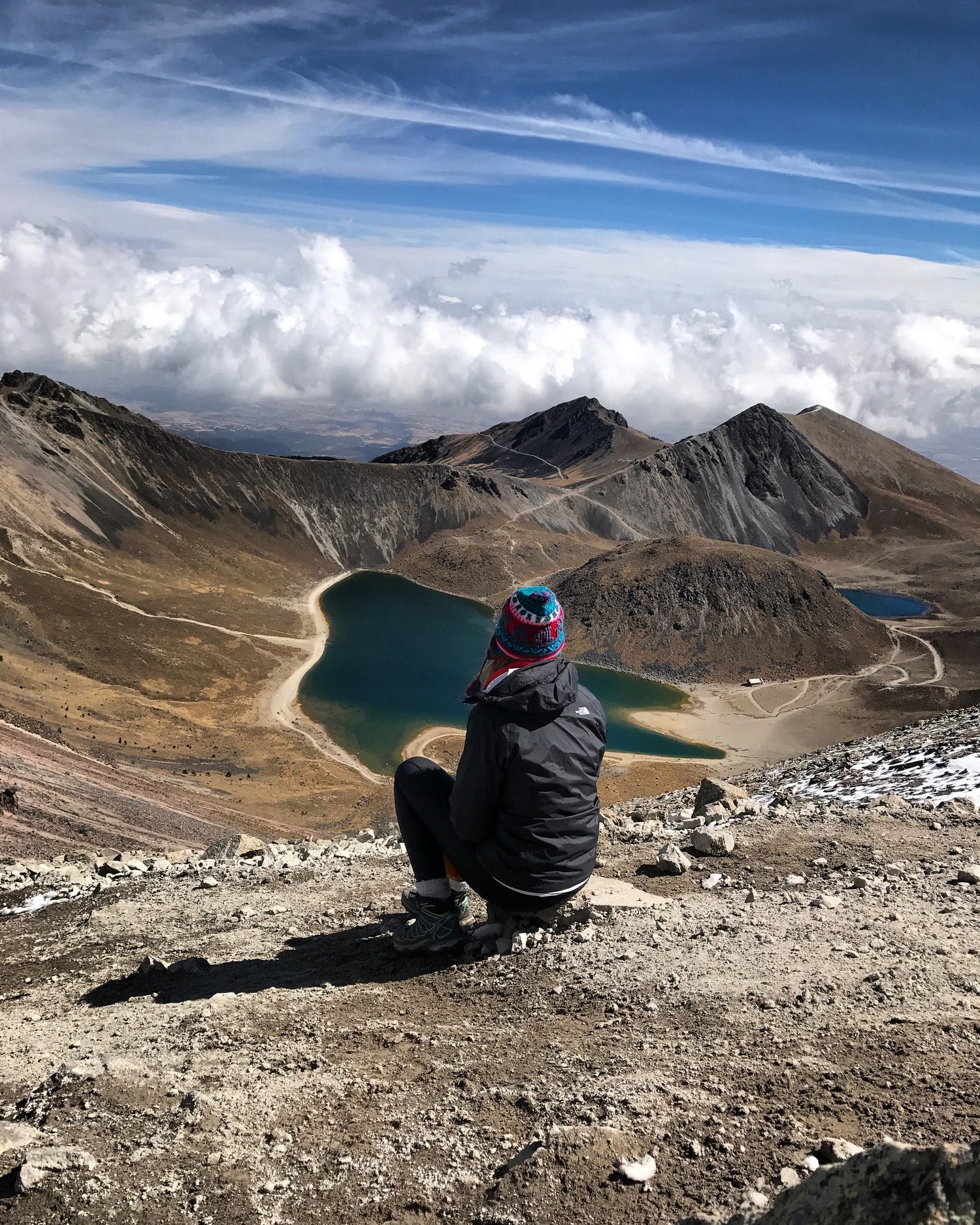 a women sitting in the mountains of Monte Capanne